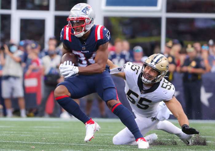 Patriots WR Kendrick Bourne (84)